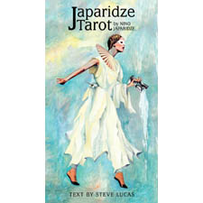 Nino Japaridze - Japaridze Tarot - Book Front Cover - 2014 Deluxe Box Set with Tarot Deck and Book