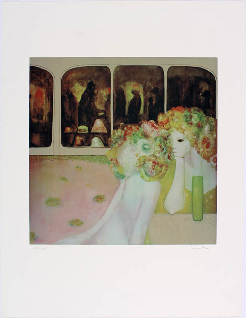 Leonor Fini - L'Autre Cote (The Other Side) - 1976 color serigraph
