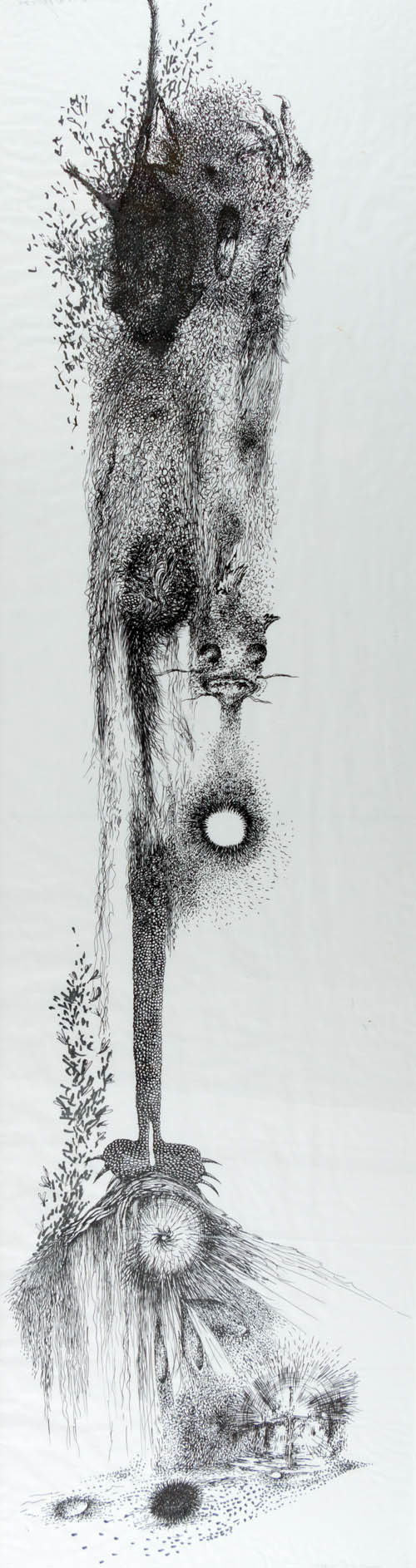 Nino Japaridze - Le bestiaire III (The Bestiary III) - 2008 ink on paper