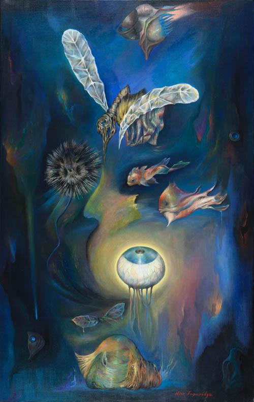 Nino Japaridze - Rêve d'est (Dream of Being) - 2010 oil on canvas