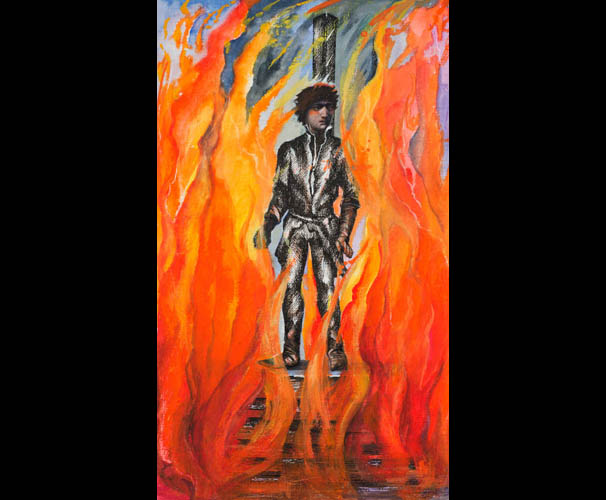 Nino Japaridze - The Tarot - Seven of Fire