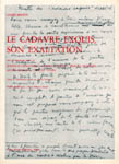 Andre Breton - Le Cadavre Exquis, Son Exaltation - Galleria Schwarz, Milan - 1975 Softboound Gallery Exhibition Catalog