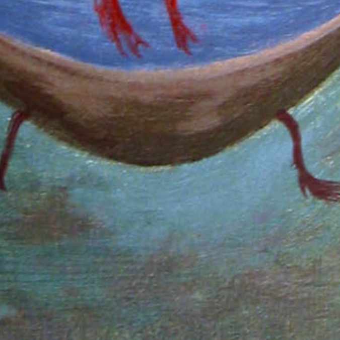 Leonora Carrington - Bird Bath - 1978 color serigraph