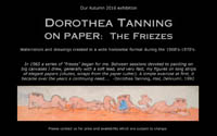 Dorothea Tanning: The Frieze Watercolors - New York, Autumn, 2016