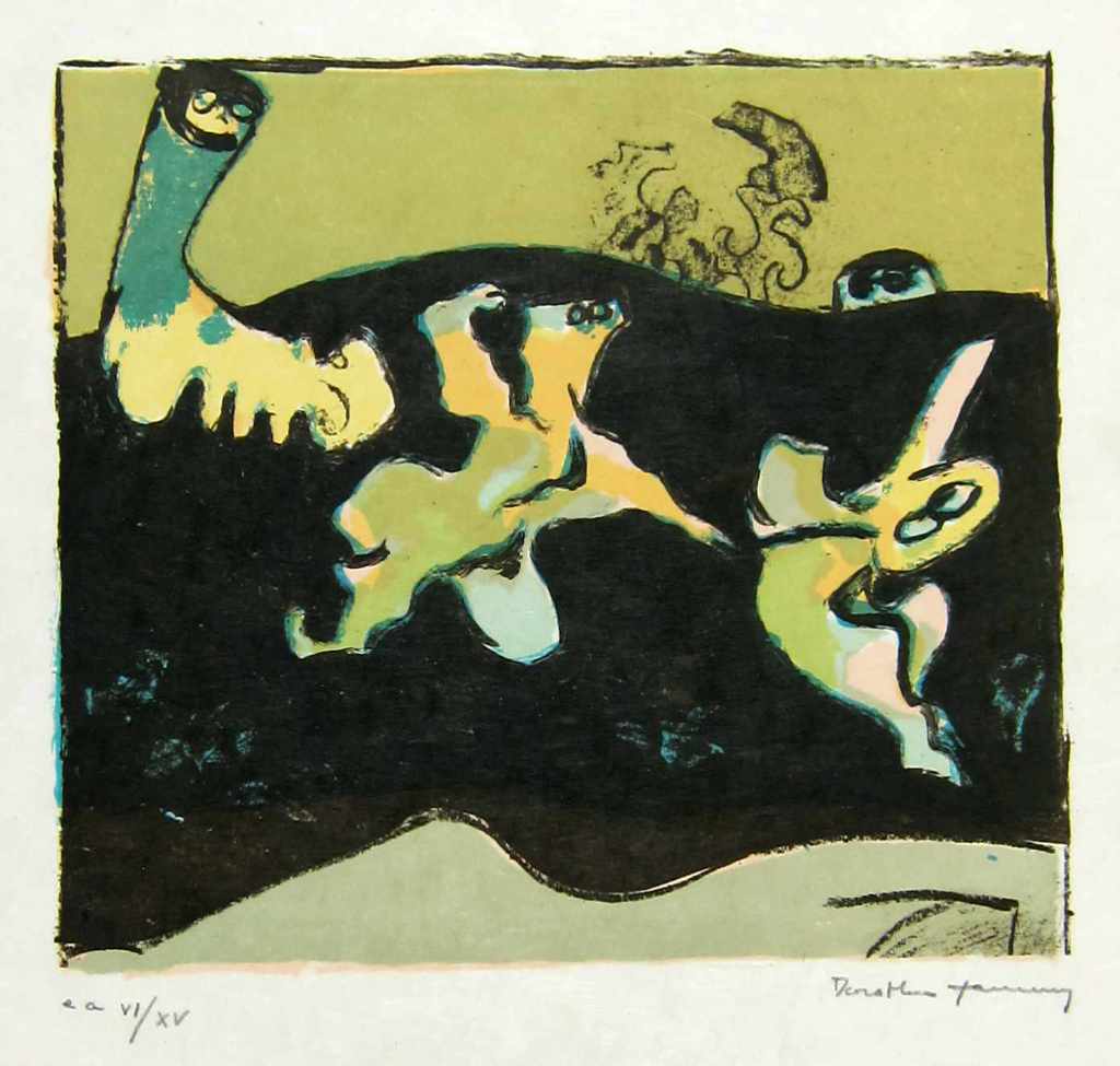 Dorothea Tanning - Salome - 1975 color lithograph