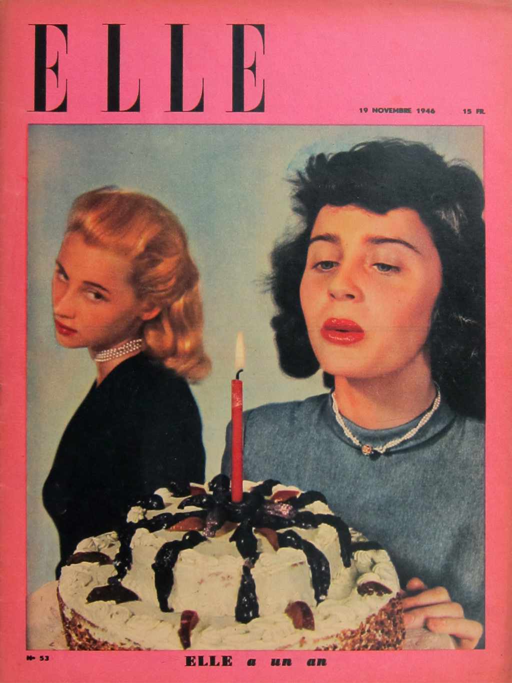 Leonor Fini - Elle, 19 Novembre, 1946, no. 53 - 1946 Magazine
