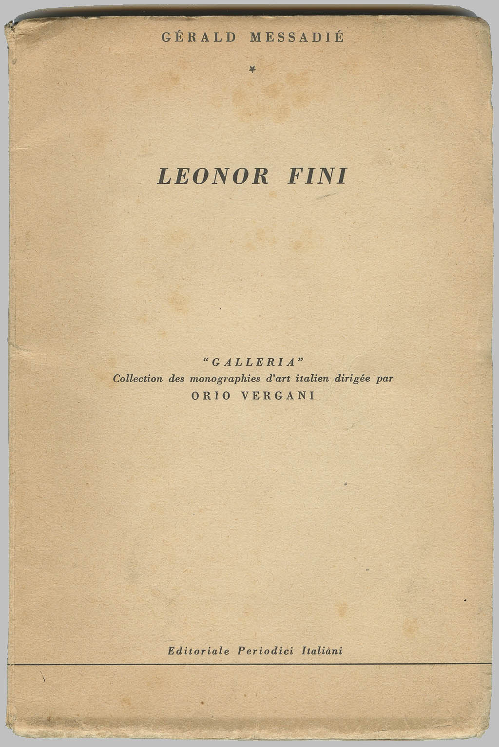 Leonor Fini - Galleria - 1951 Rare Hand Signed and Dedicated Monograph