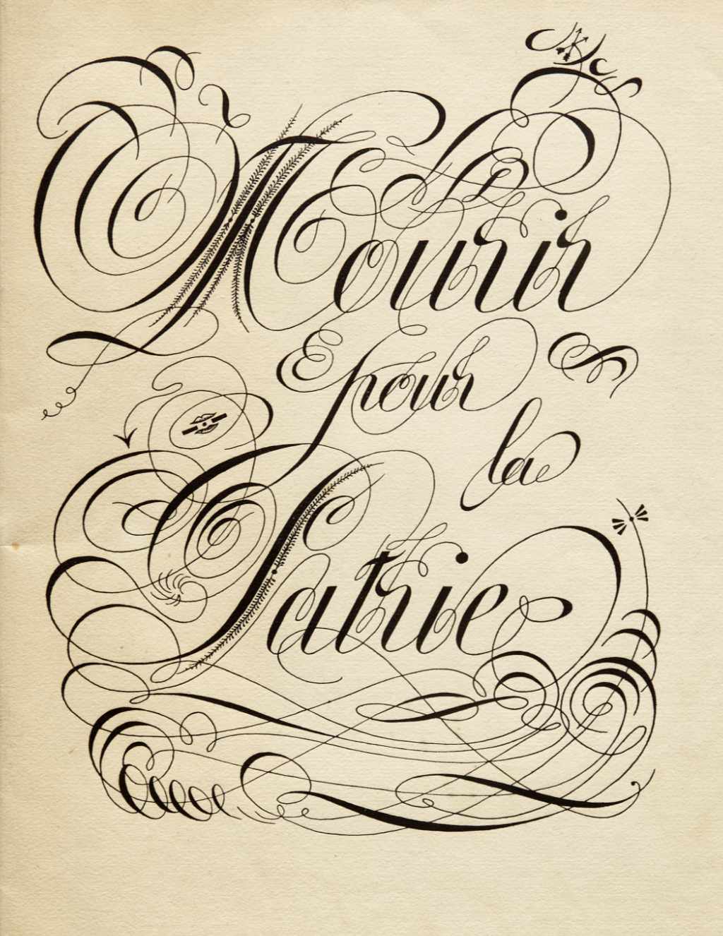 Marcel Jean - Mourir Pour La Patrie - 1935 livre d'artiste with etching