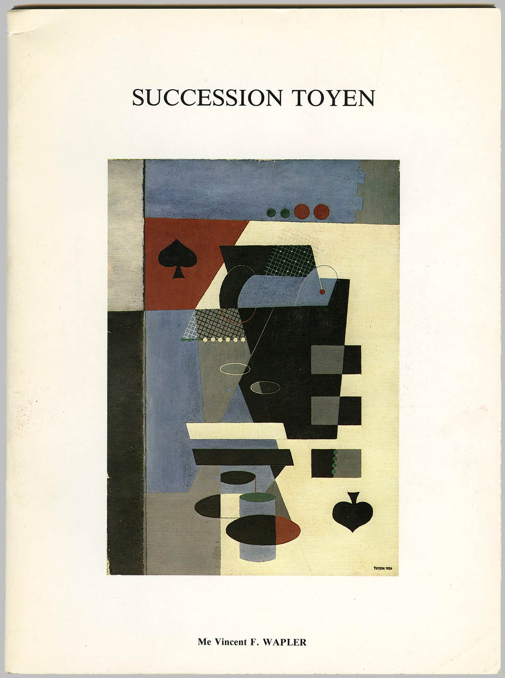 Toyen (Marie Cerminova) - Succession Toyen - 1982 Softbound Exhibition and Sale Catalog