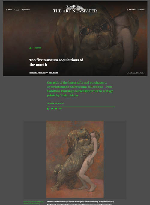 The Art Newspaper - Acquisitions October 2019