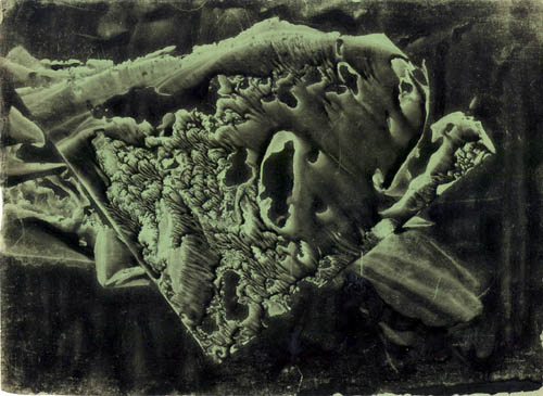 Andre Breton - Sans Titre (Untitled) - 1957 gouache decalcomania on paper