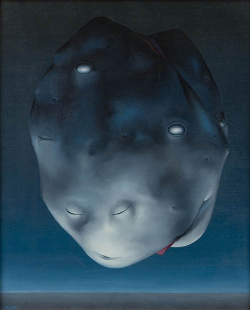 Felix Labisse - Les Devergondeurs (The Wanton) - 1965 oil on canvas