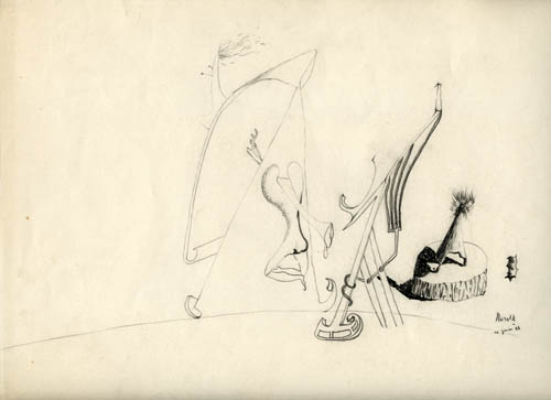 Jacques Herold - Sans Titre (Untitled) - 1938 ink on paper