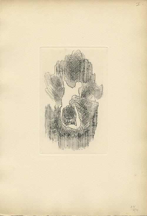 Marcel Jean - Sites - Plate I - 1953 etching