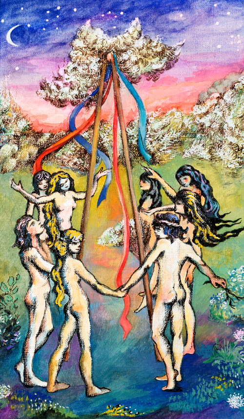 Nino Japaridze - The Tarot - Four of Fire (Quatre de feu)