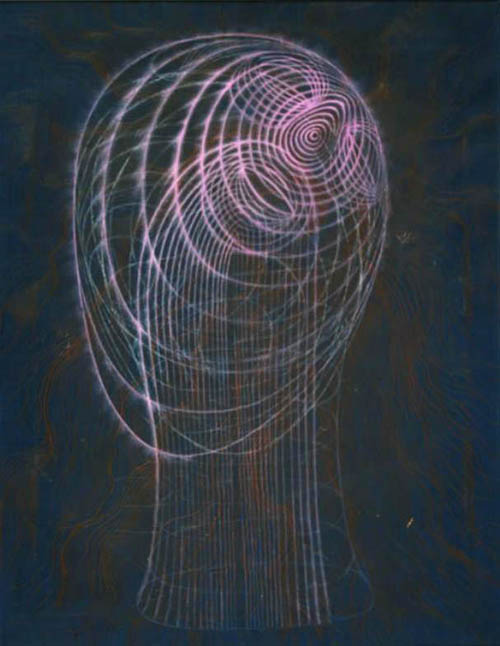 Pavel Tchelitchew - Spiral Head - 1954 oil on canvas