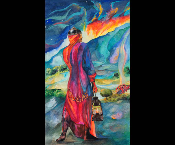 Nino Japaridze - The Tarot - Two of Fire