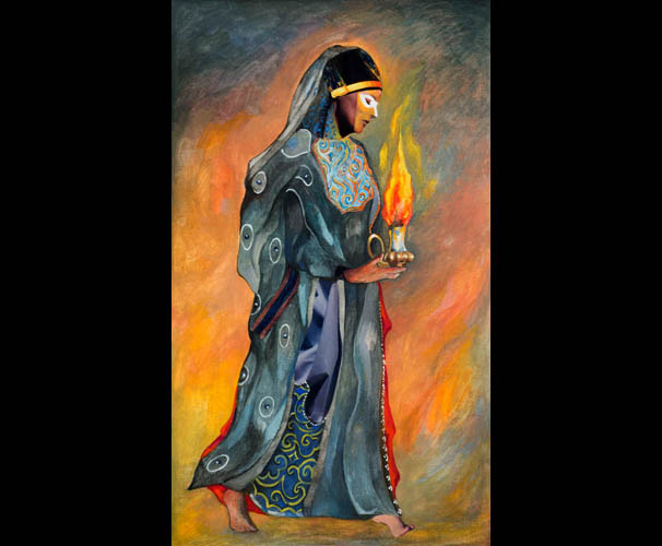 Nino Japaridze - The Tarot - Queen of Fire
