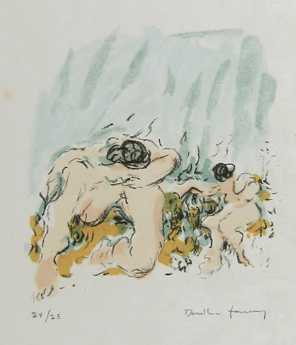Dorothea Tanning - Champêtre - 1975 color lithograph