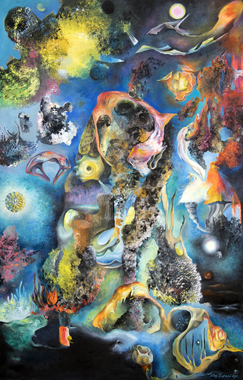Nino Japaridze - Rêve de devenir (Dream of Becoming) - 2015 oil on canvas