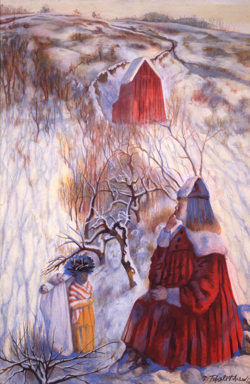 Pavel Tchelitchew - Little Red Riding Hood - 1940 gouache on paper