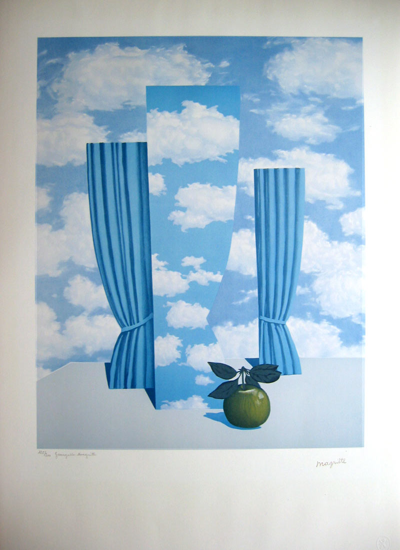 René Magritte Le Monde Des Images Oil Painting Reproductions for sale