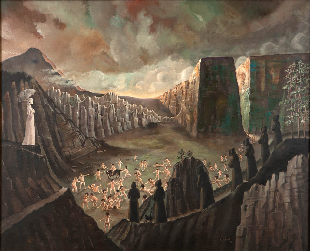 Stanislao Lepri - La Strega (The Witch) - 1973 oil on canvas