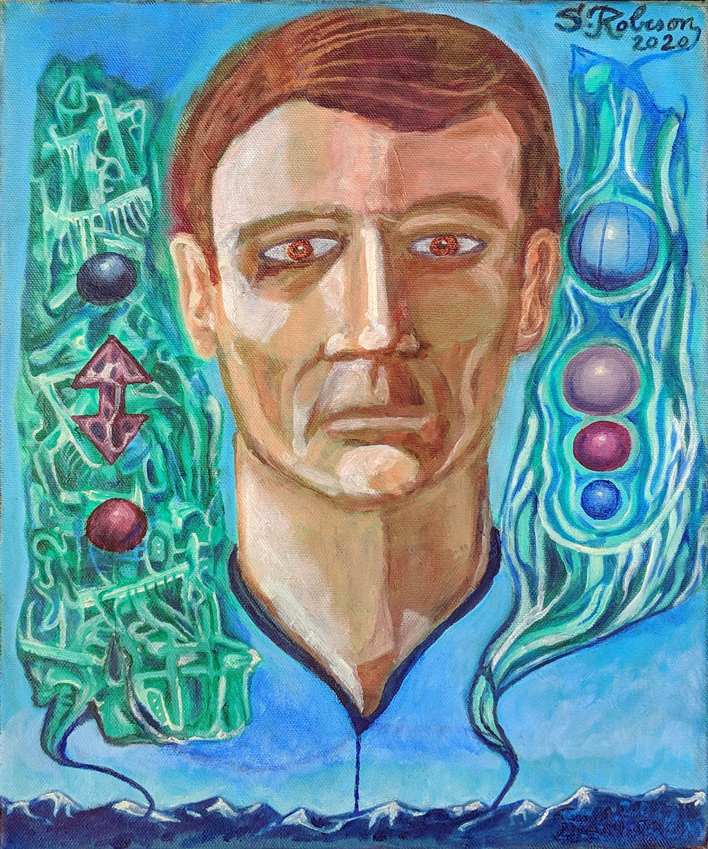 Stephen Robeson-Miller - Alpine Apparition - 2020 oil on canvas