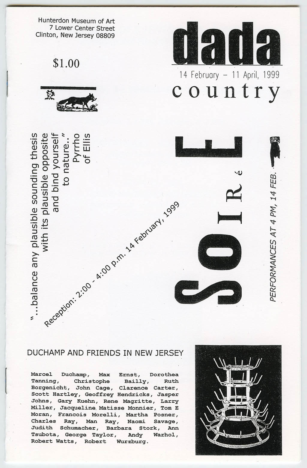 Dada Country: Duchamp and Friends in New Jersey - 1999 Museum Exhibition Booklet