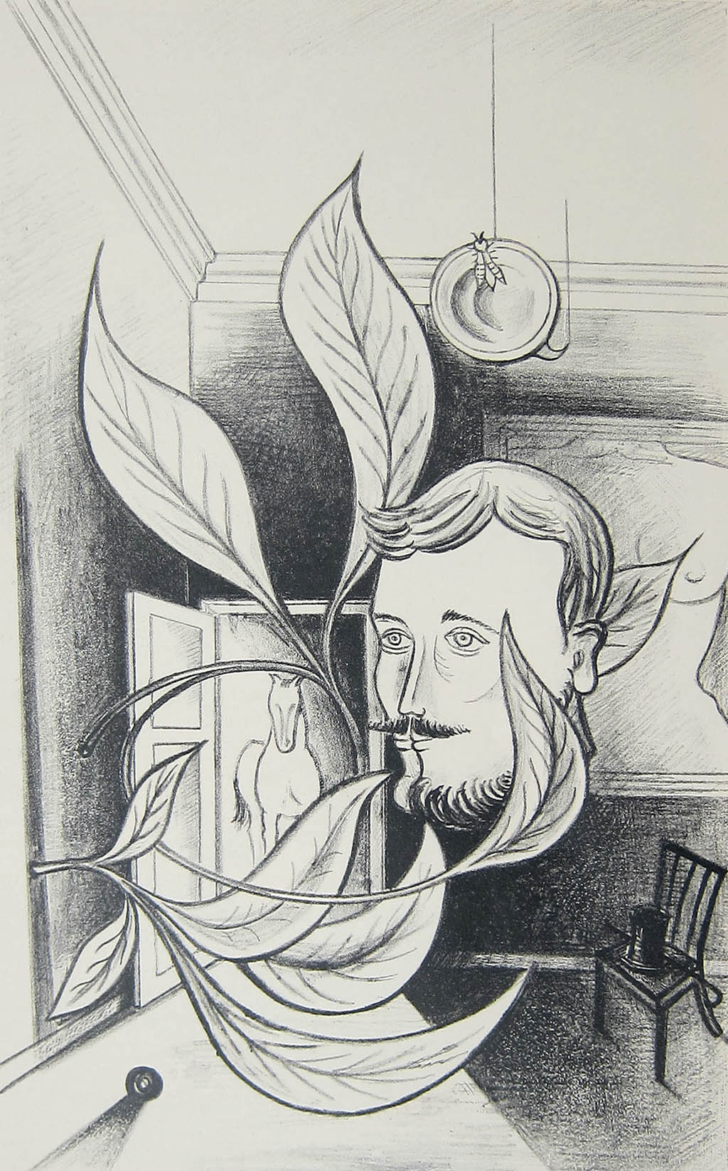 Wilhelm Freddie - 8 surrealistiske litografier - 1934 bound portfolio of eight original lithographs